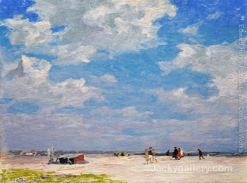Beach Scene 3 by Edward Henry Potthast paintings reproduction